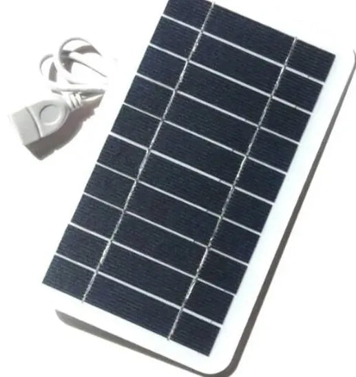2W 5V portable solar panel charger with USB cable for mobile devices