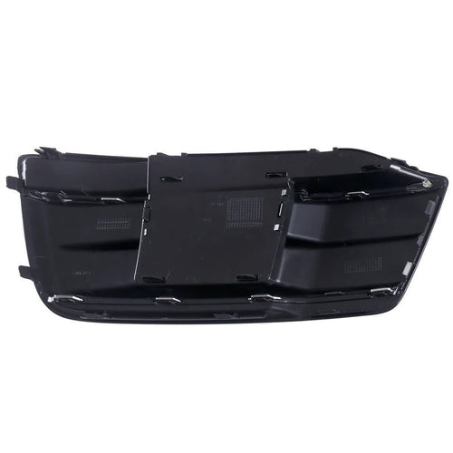 Black ABS plastic front bumper lower grille fog light frame for Audi Q5 2018-2022.
