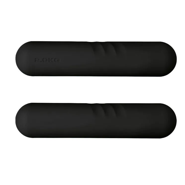Silicone grip hand-drawn dumbbell stick in various colours and weights for fitness training.