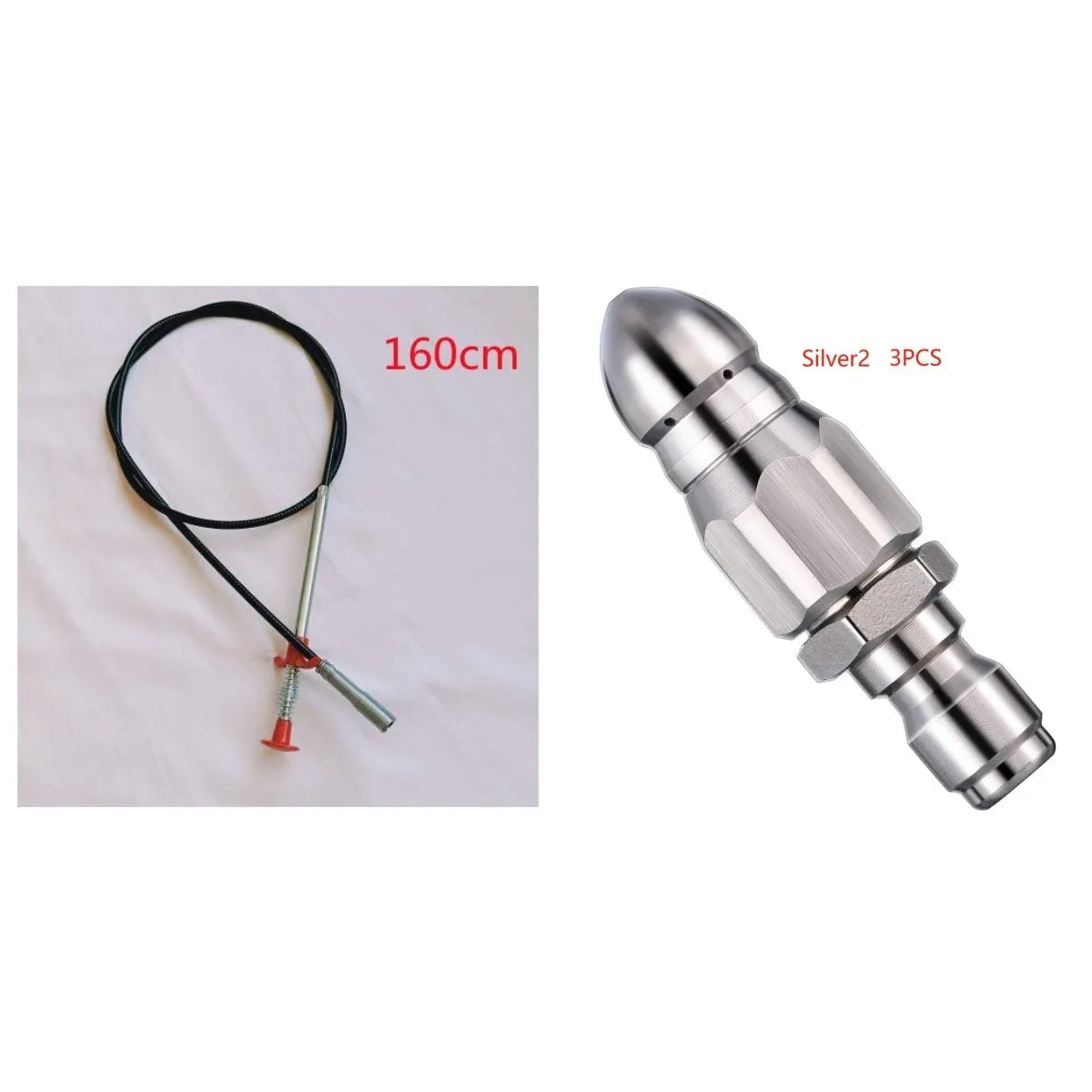Flexible drain cleaning spring tool with gripped handle for removing hair from pipes