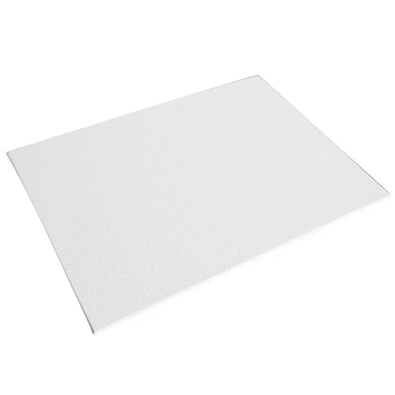 White primed cotton canvas painting board on rigid backing, various sizes up to 40x50cm