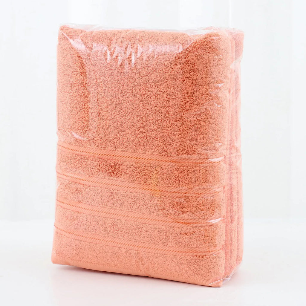 Cotton towel six-piece set in combed cotton twill weave, available in multiple colours including avocado green and black