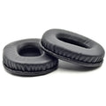Simple soft sponge earphone cover replacement earmuffs in black leather and flannel colours for headphones