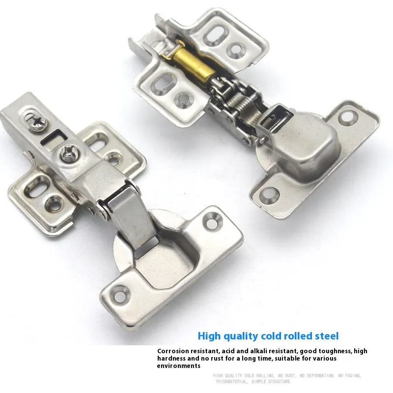 761 cold rolled steel hydraulic damping cabinet hinge with nickel plating in three bend configurations