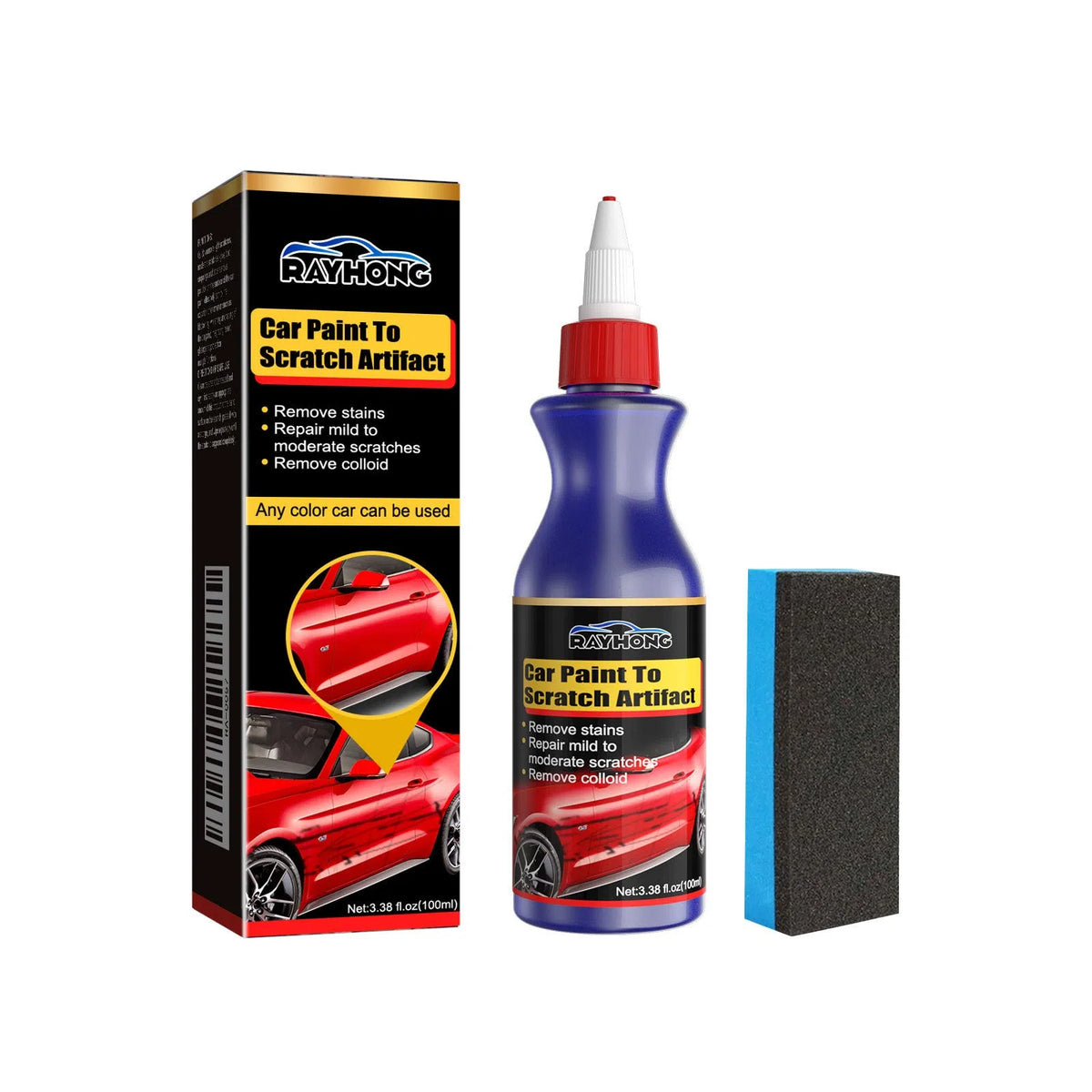 100ml car paint scratch repair cream bottle for minor scratch polishing and paint care