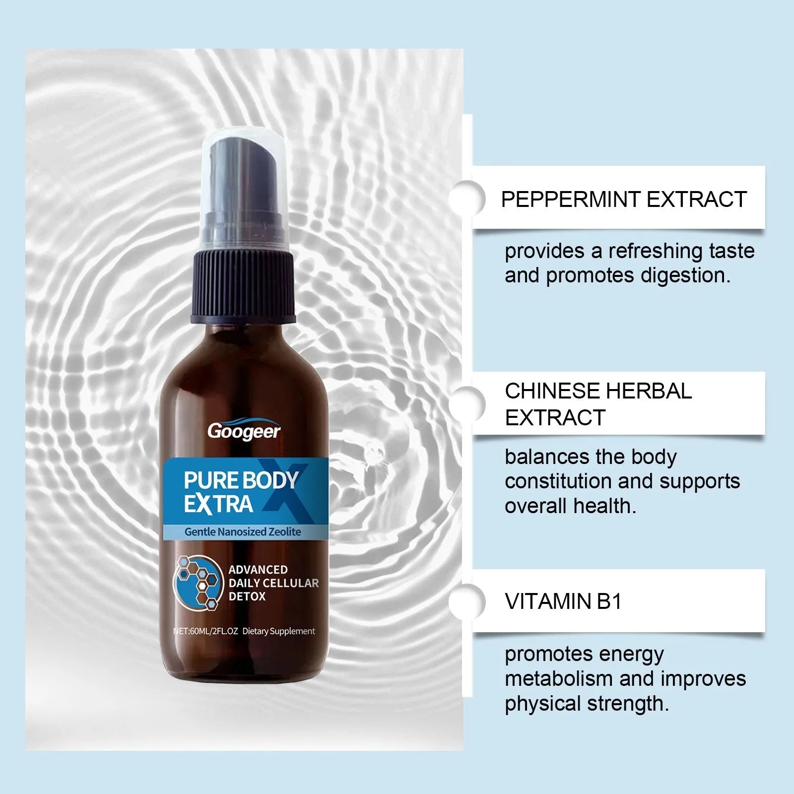 Googeer 60ml oral spray body care treatment kit