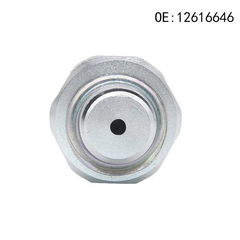 Silver metal fuel pressure sensor for GM vehicles compatible with part numbers 12616646, 12677836, D1846A