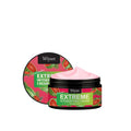 Jar of Watermelon Extreme Intensifying Cream, a caramel-coloured gel, shown with lid off.