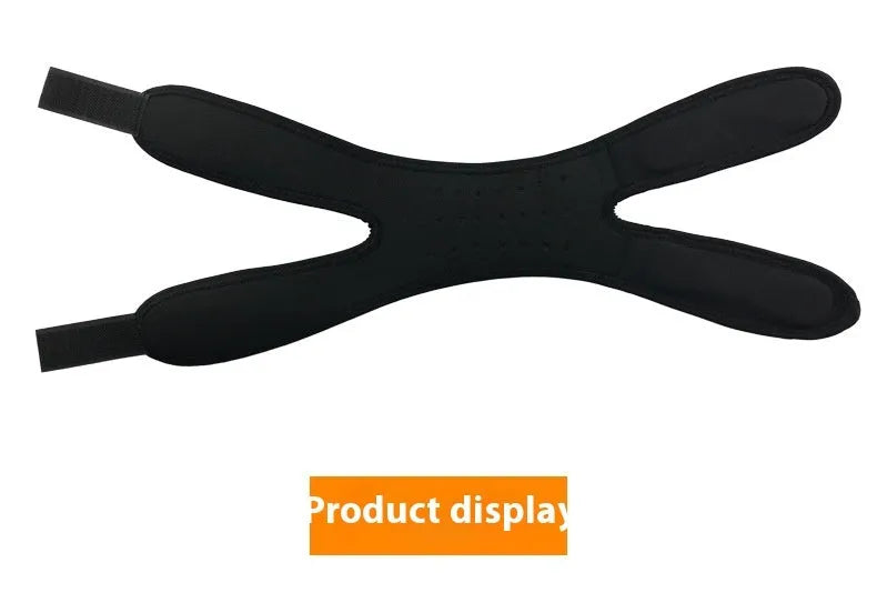 One-size-fits-all sports knee pads in black, blue, gray, and rose red for basketball and fitness.