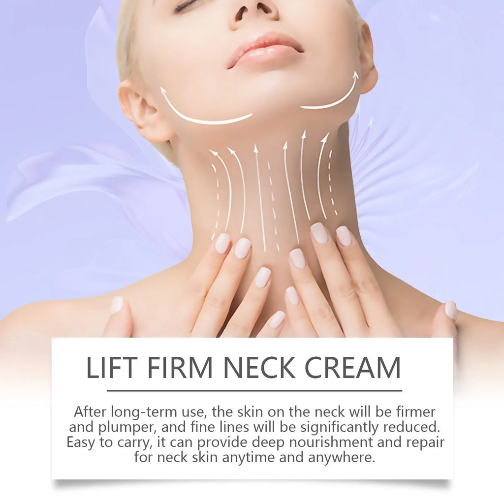 50g neck skin cream jar with coffee extract and hyaluronic acid for moisturising
