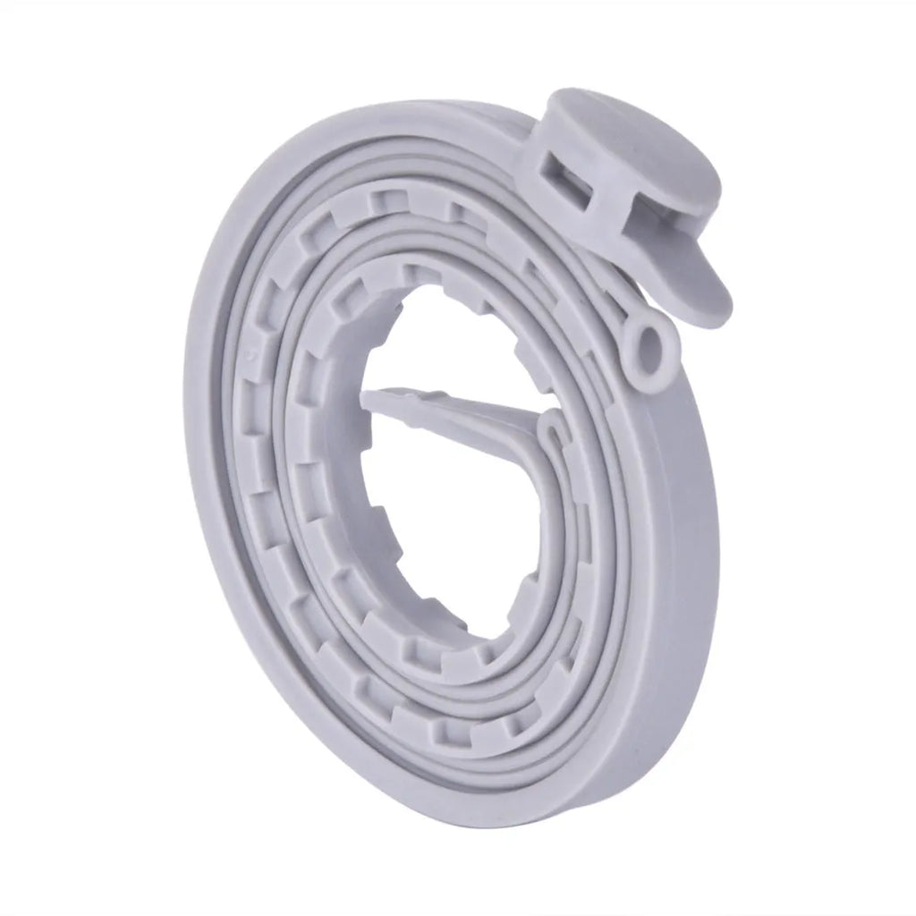 Grey natural essential oil flea collar, adjustable 57 cm TPE pet collar for dogs and cats