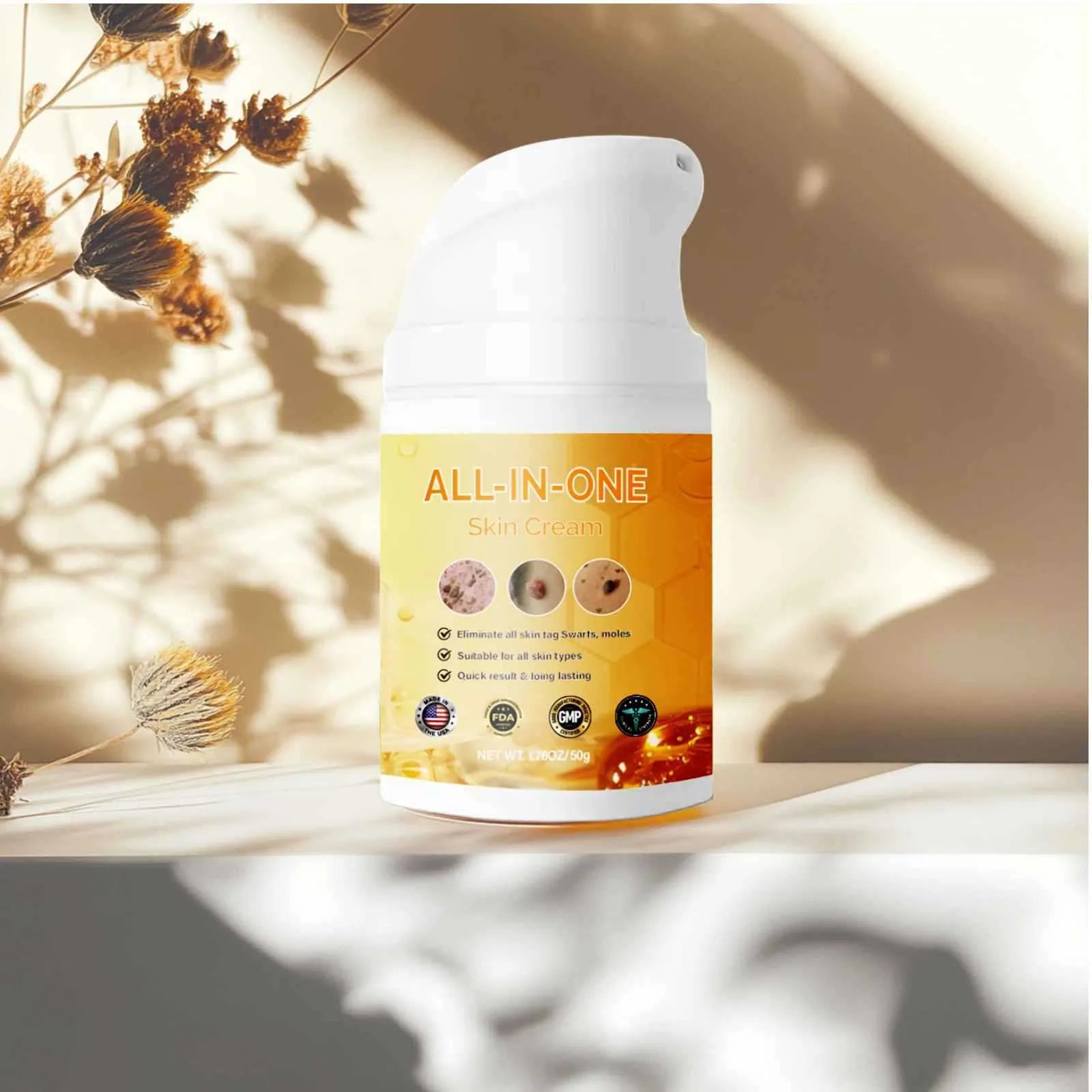 50ml neck cream bottle for skin cleaning with care cream formulation