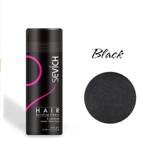 12g hair building fiber refill jar in dark brown for thinning hair loss concealer