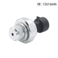 Silver metal fuel pressure sensor for GM vehicles compatible with part numbers 12616646, 12677836, D1846A