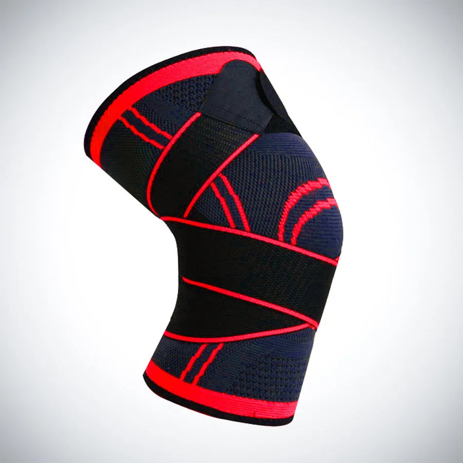 Non-slip sports knee pads in various colours for fitness, running, and basketball protection.