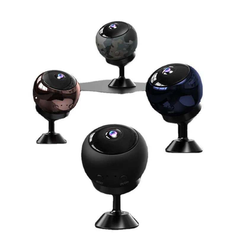 Wireless WiFi surveillance camera with 1080p resolution and ABS plastic housing