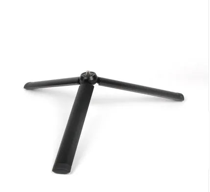 Black aluminium mobile phone tripod stabiliser compatible with Apple iPhones