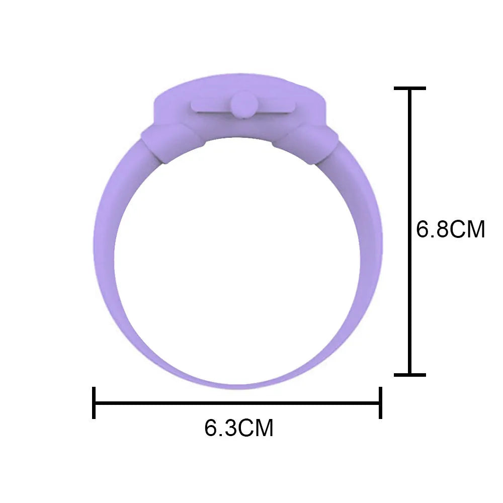 Portable hand sanitizer dispenser silicone wristband with refill cap, black band holding 6mL bottle