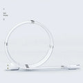 Magnetic charging cable with splitter joints for Apple iPhone and Android device compatibility