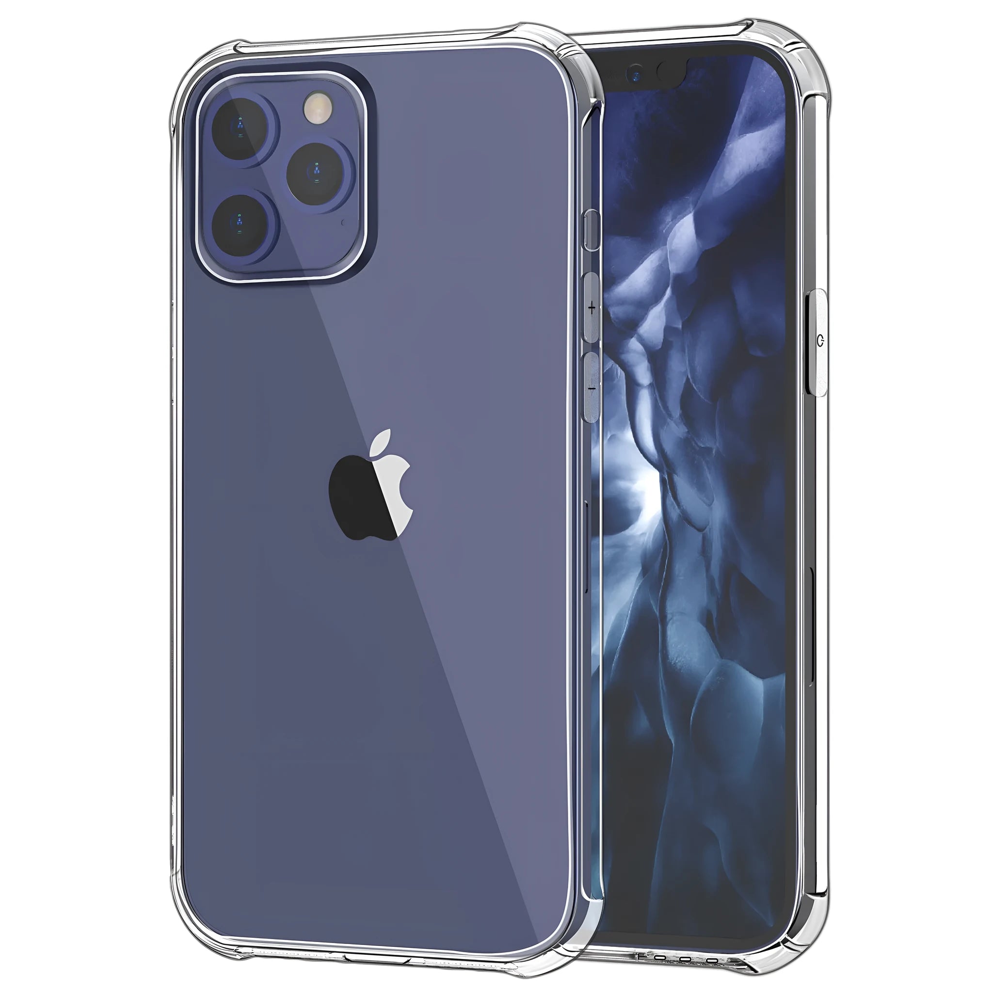 Transparent silicone TPU phone case for iPhone 6 to 14 clear protective cover