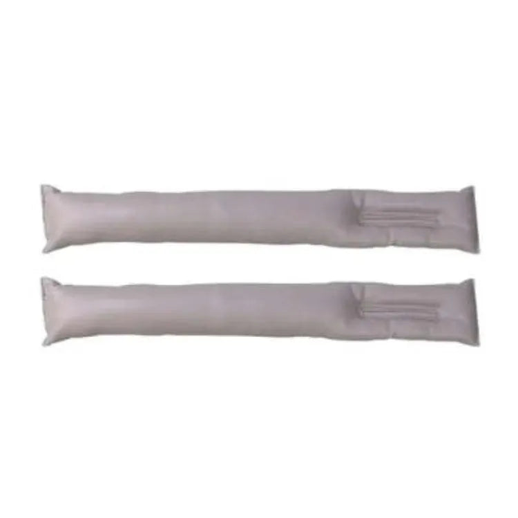 PU leather car seat gap strip in black, beige, brown, and grey colour options
