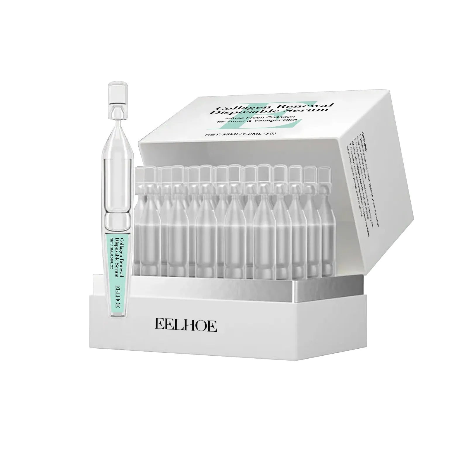 Disposable nursing solution pack with 30 individual sachets, 36ml total, 9x8.5x10.2cm dimensions