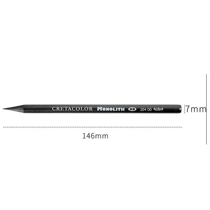 Wood-free graphite drawing pencils in six hardness grades including 2B, 4B, HB, 6B, 8B, and 9B for artists