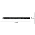 Wood-free graphite drawing pencils in six hardness grades including 2B, 4B, HB, 6B, 8B, and 9B for artists