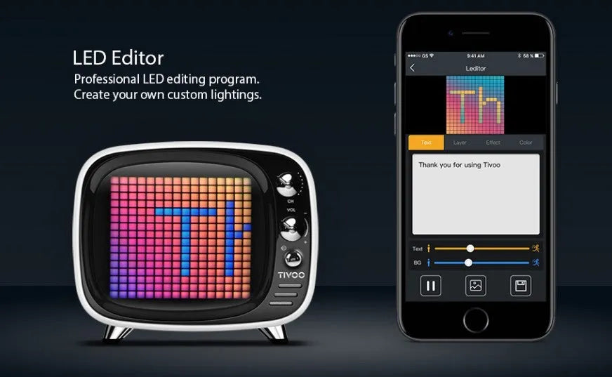 Portable Bluetooth speaker and alarm clock unit with LED display in multiple colour options