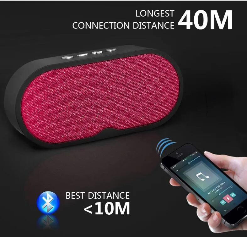 Grey Bluetooth wireless subwoofer speaker with HD microphone, TF card slot and USB port