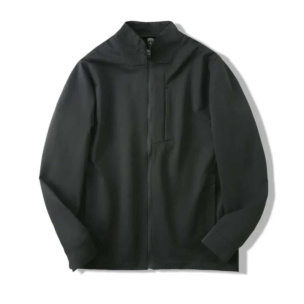 Men's stand collar sports casual jacket in polyester fabric available in multiple sizes and colours