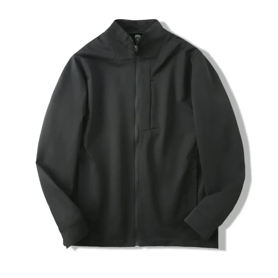 Men's stand collar sports casual jacket in polyester fabric available in multiple sizes and colours