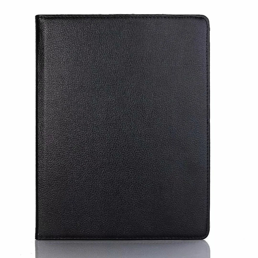 iPad rotating protective sleeve case in imitation leather with clamshell design