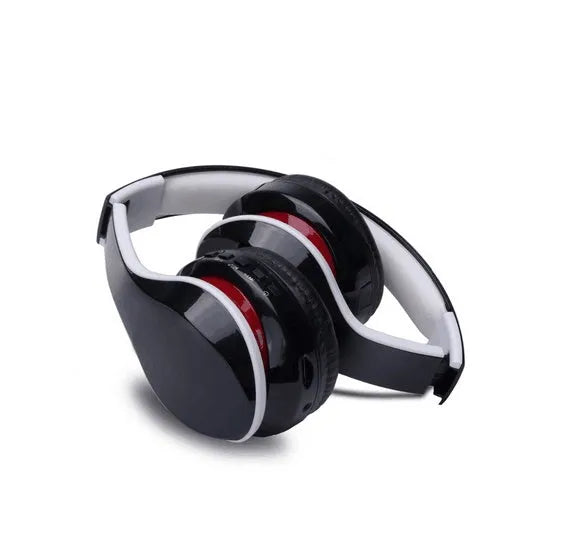 Hieha OY712 foldable Bluetooth headset with microphone, 40mm driver, 10m range, 3.5mm plug, Micro USB