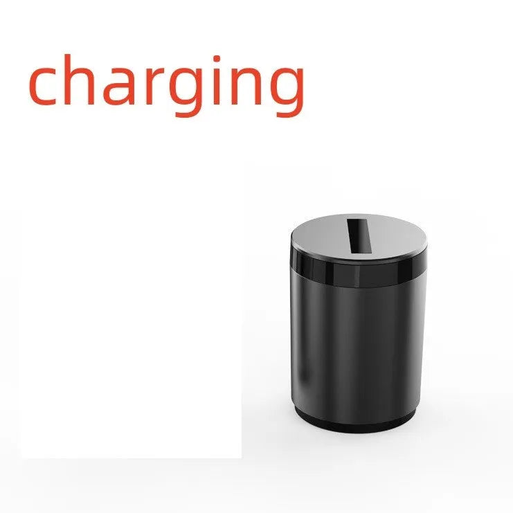 Silver intelligent induction ashtray with automatic opening infrared sensor