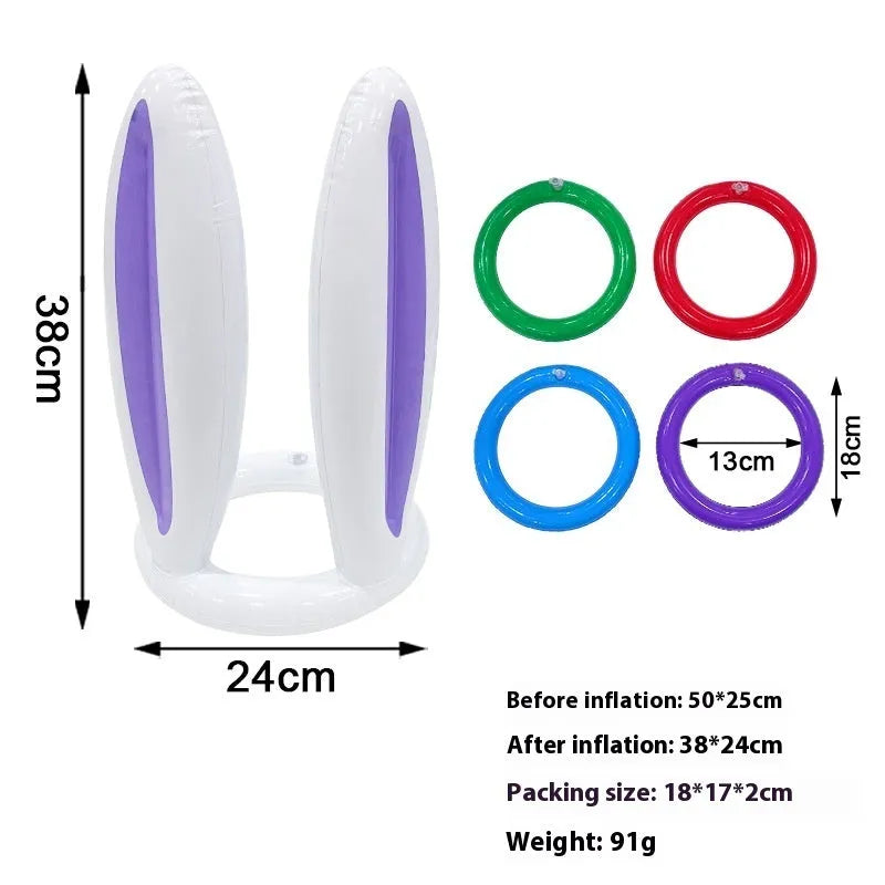 Ghost Festival inflatable octopus ferrule PVC throwing toy in assorted colours and styles.