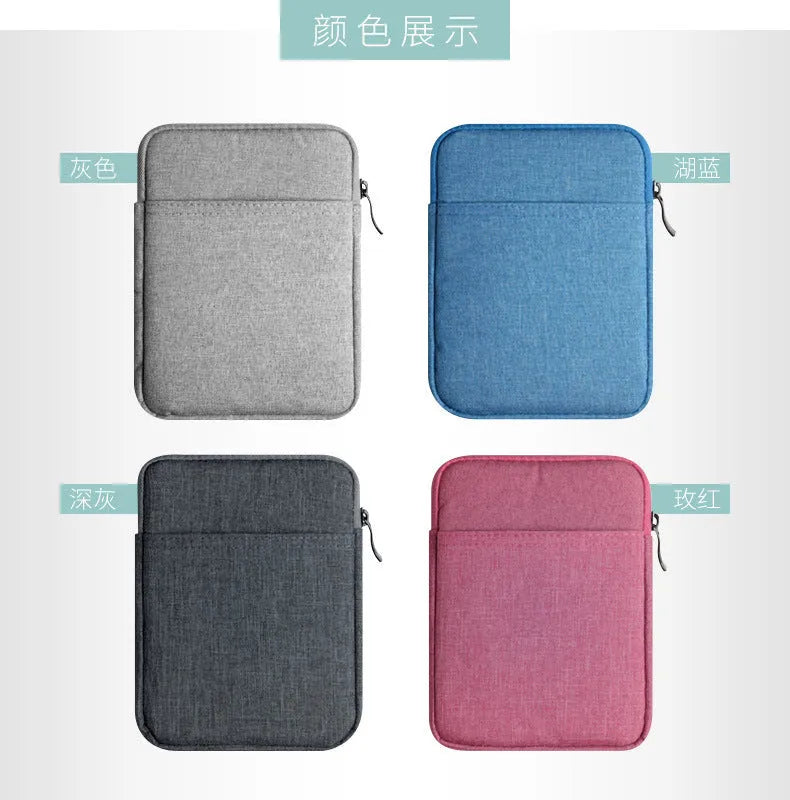 Waterproof plush tablet case for Apple iPad 7 inch 9.7 inch 10.2 inch 10.5 inch 11 inch in grey