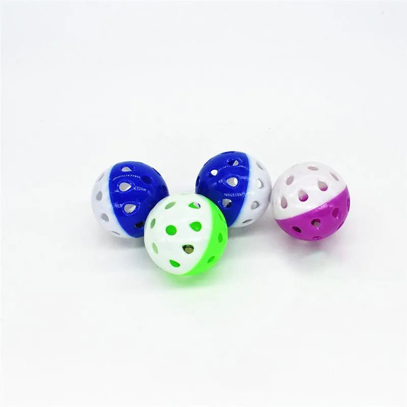 5-piece parrot nibble training interactive tool with sliding ball design in metal and plastic