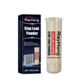 Stop leak powder tube for temporary plumbing repairs measuring 2.5cm by 8.8cm