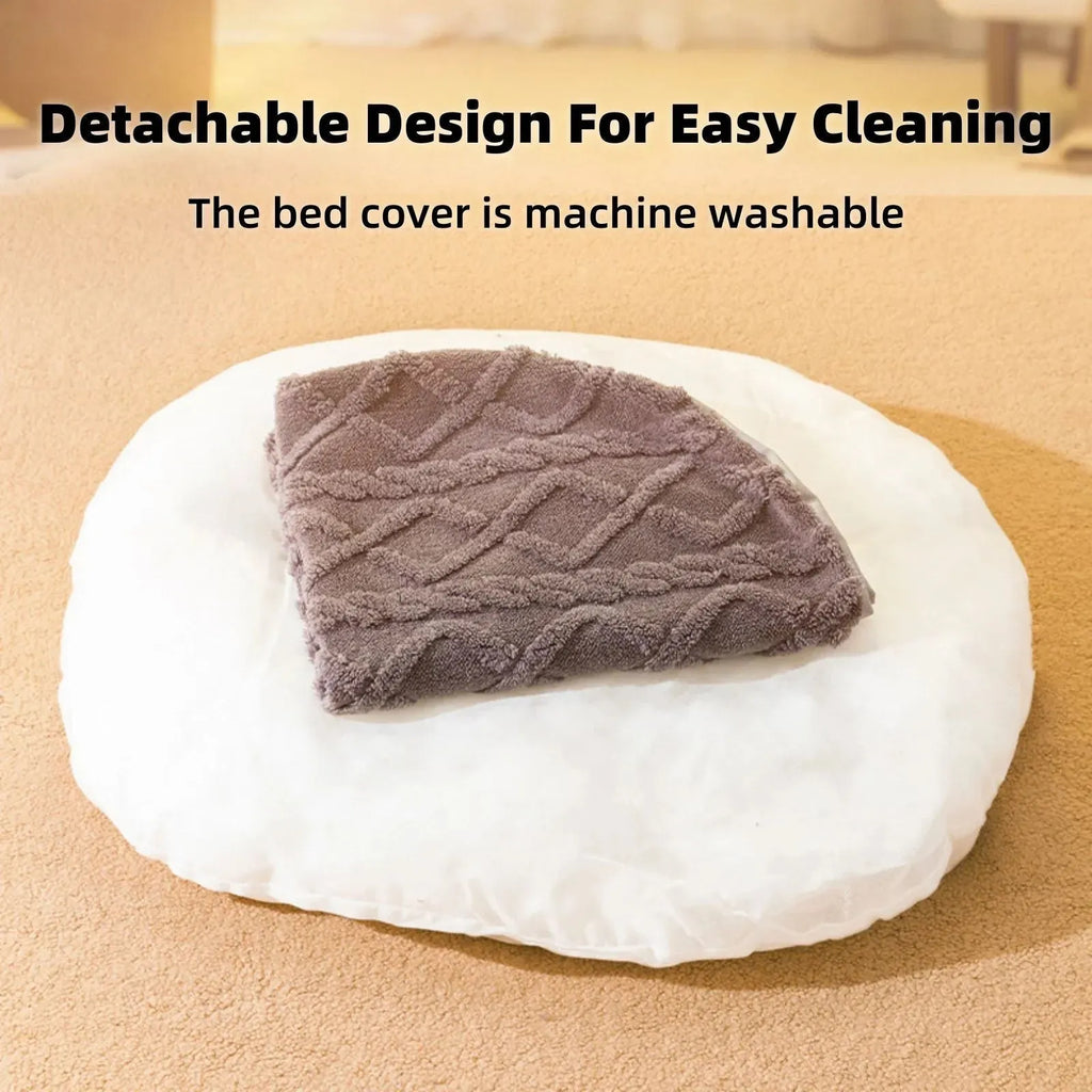 New dog bed sleeping mat with non-slip bottom in gray colour for medium dogs