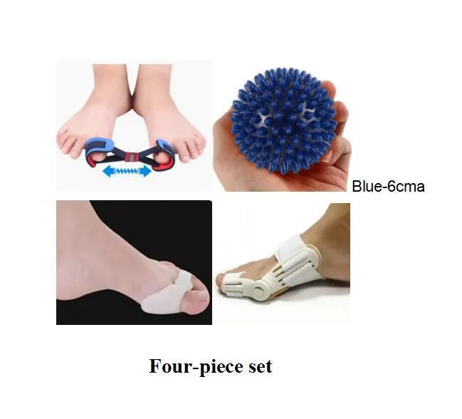 Hallux valgus rehabilitation exercise belt with elastic and fabric construction for toe alignment