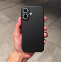 Solid colour TPU phone case for Apple iPhone, black, simple all-inclusive design