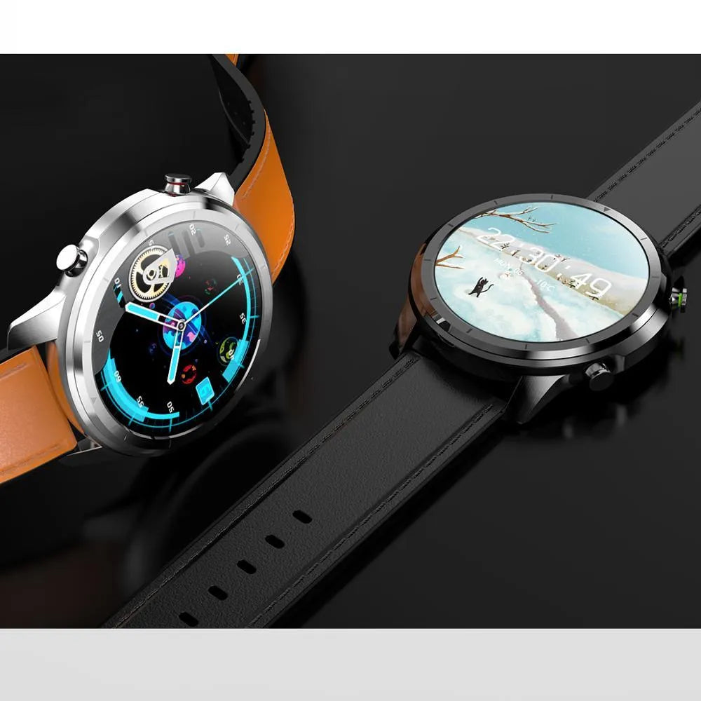 LEMFO LF26 smart bracelet in Black, Brown, or Silver with a 1.3-inch screen.