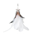 Extendable cat-teasing stick with 180cm rod, feather replacement head, bells, and fishing line on a plain background