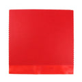 Single sheet of small particle table tennis rubber in black and red colour options