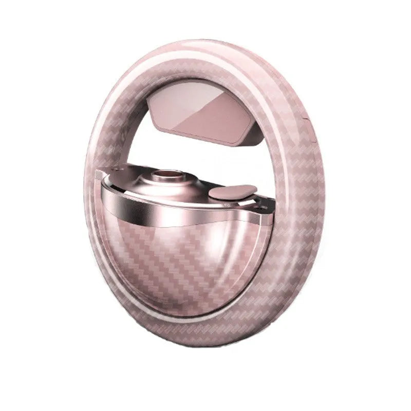 Black or pink compact aromatherapy diffuser lamp with LED lights and ultrasonic mist spray.