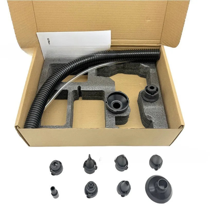 Lithium battery brush air exhauster for household dust cleaning and snow removal with dust exhaust apparatus