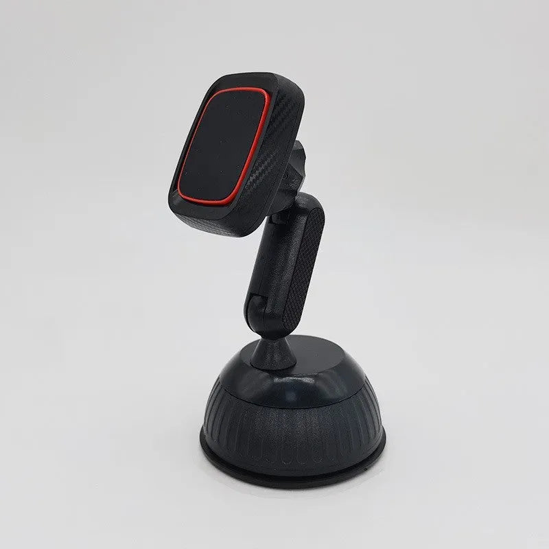 Hose black car phone holder mounted on vehicle air vent with long brush windshield navigation design