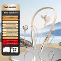 Neck wireless Bluetooth earphones with magnetic sport neckband and 9D stereo sound, available in multiple colours