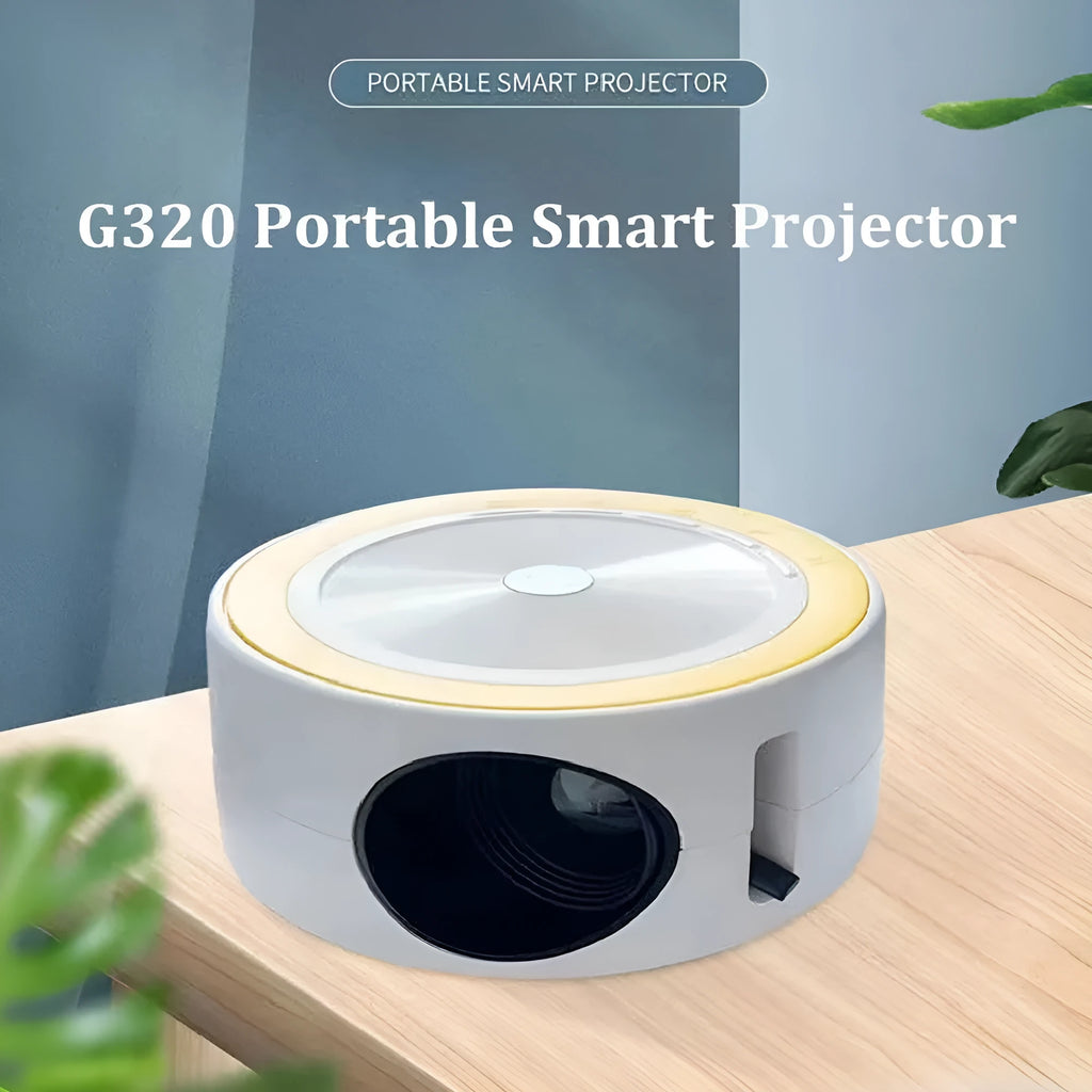 Home wired LED projector with same screen projection in portable 110x47mm design